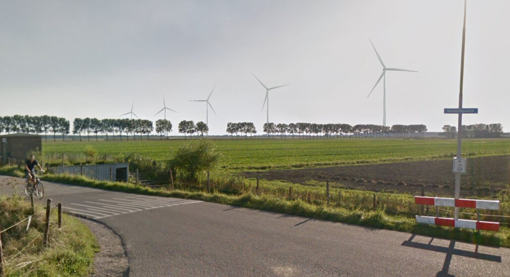Nabij kruising Koeveringsedijk Westlandse Langeweg 1